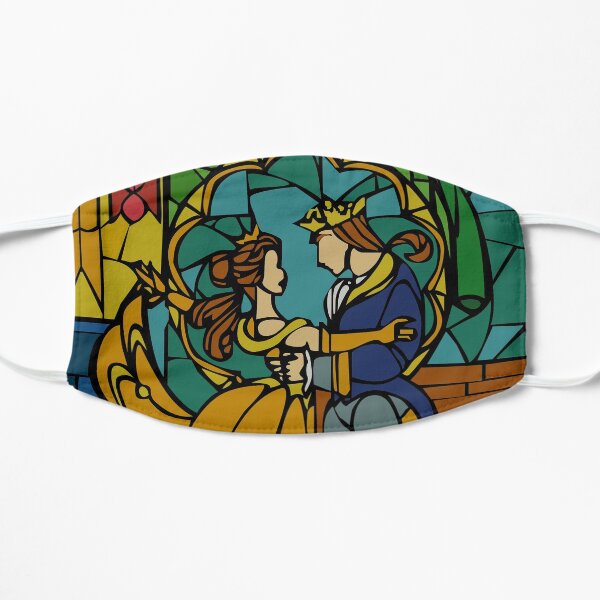 Beauty and The Beast - Stained Glass Flat Mask