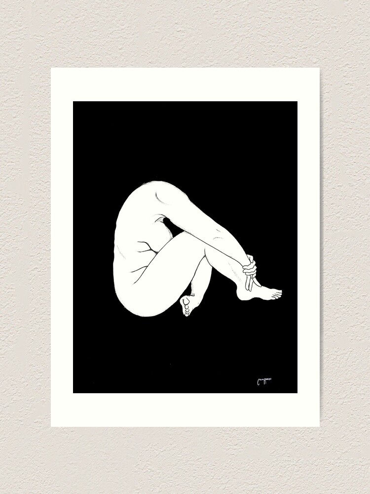 Impression artistique ''Nu noir' : autre vue