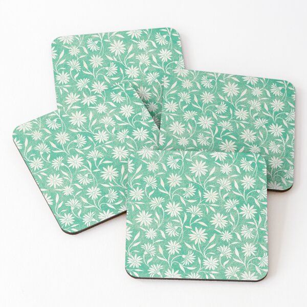 Item preview, Lovely Floral Pattern - Seafoam Green designed and sold by Klara Acel.