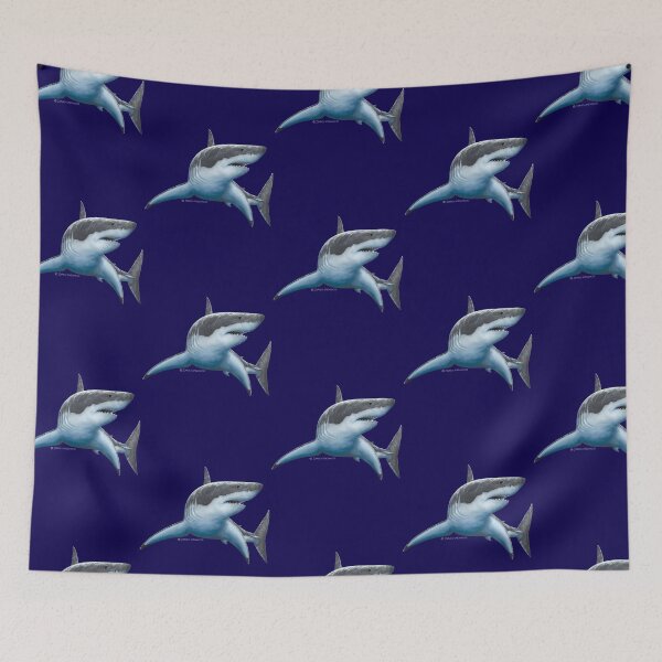 Item preview, Great White Shark designed and sold by David Pearce Marine Art.