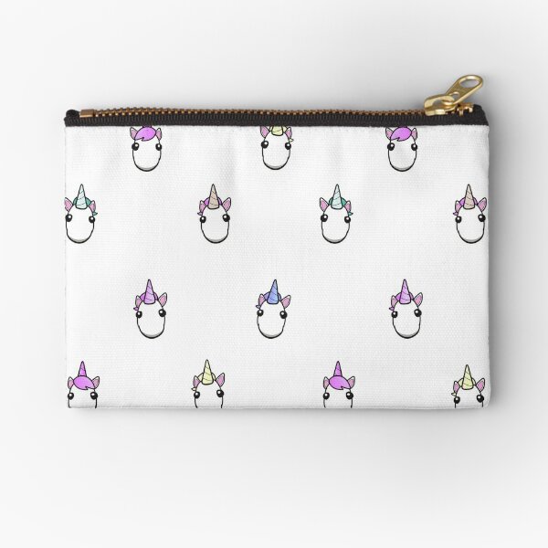 Unicorn Roblox Zipper Pouches Redbubble - unicorn headband roblox