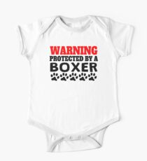 Protected By A Boxer One Piece - Short Sleeve