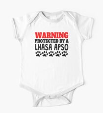 Protected By A Lhasa Apso One Piece - Short Sleeve
