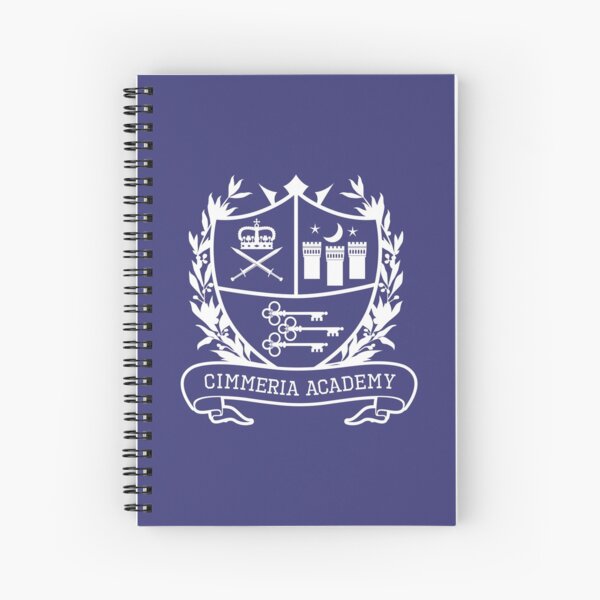 Cimmeria School Crest Spiral Notebook