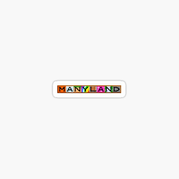 Manyland Logo by Korikabu Sticker