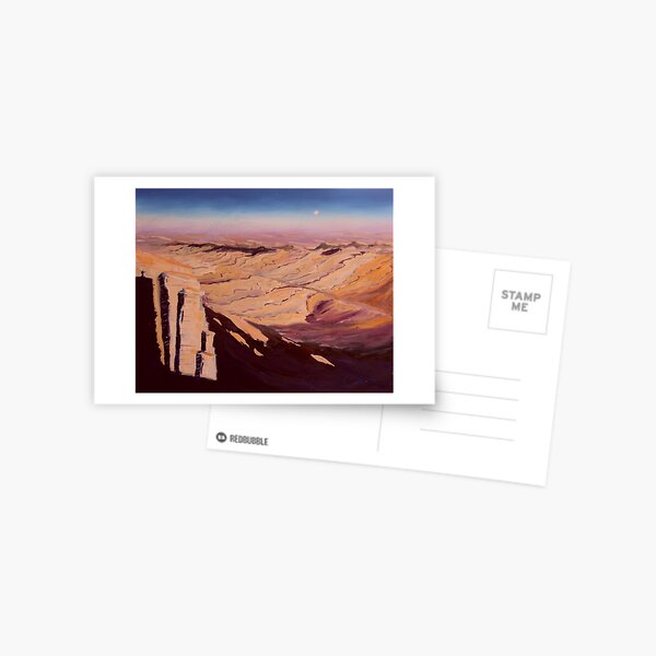 Israel Wüste Negev Gemälde Postkarte