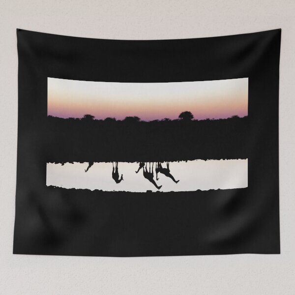 Item preview, Reflection of South African Giraffes at Sunset designed and sold by Yair Karelic.