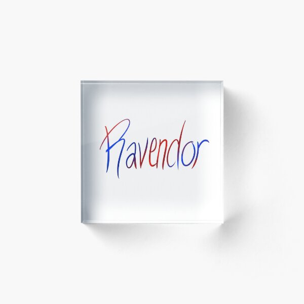Ravendor Galligraphy Acrylic Block