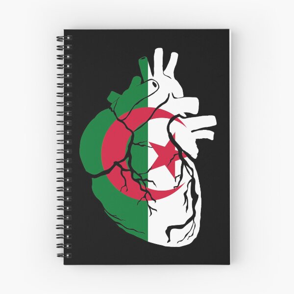 Item preview, Anatomical heart design, Algeria flag designed and sold by BunDesigns.