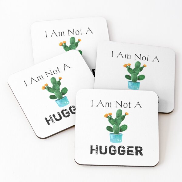 Item preview, I’m not a hugger cactus Classic T-Shirt,hugger T-shirts,Funny cactus t-shirts designed and sold by Essakhi12.