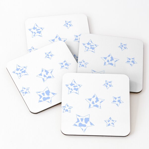 Item preview, Blue Cow Print Stars designed and sold by daisiriv.