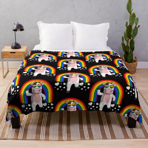 Item preview, Gay Pride Rainbow Cow LGBT designed and sold by fatamyfan1.