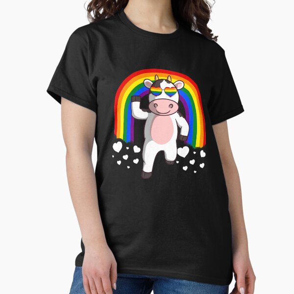 Item preview, Gay Pride Rainbow Cow LGBT designed and sold by fatamyfan1.