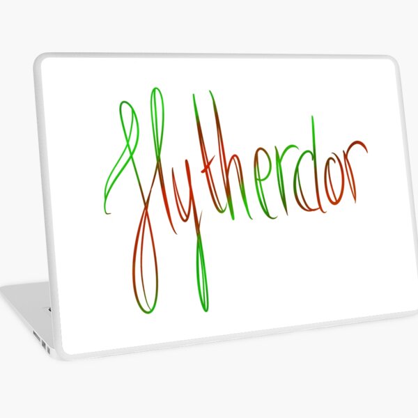 Slytherdor Galligraphy Laptop Skin