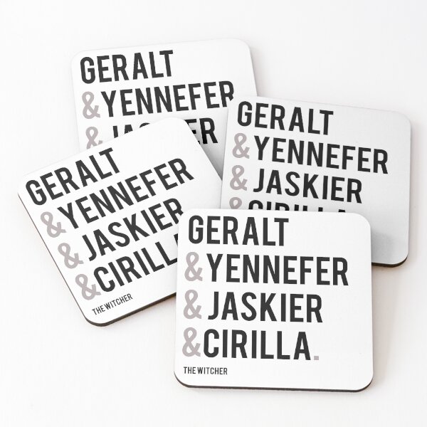 Item preview, Geralt/Yennefer/Jaskier/Cirilla designed and sold by AlysaArts.