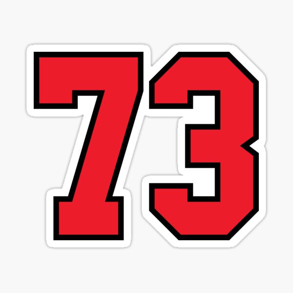 Number 73 Stickers | Redbubble
