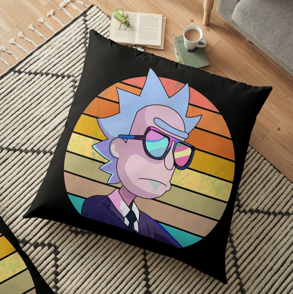 Rick Sanchez - Run the Jewels Floor Pillow