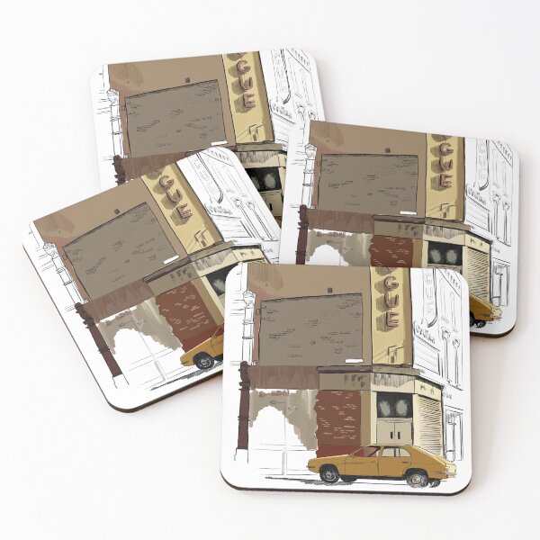 Item preview, Vogue - Stoke Newington corner - 1970s Vintage street sketch designed and sold by JustineLecouffe.