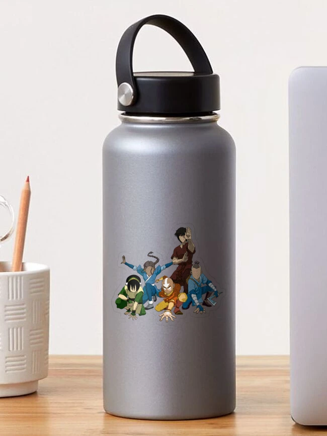 Avatar: The Last Airbender 32 oz Water Bottle And Sticker Set - ShopNickU