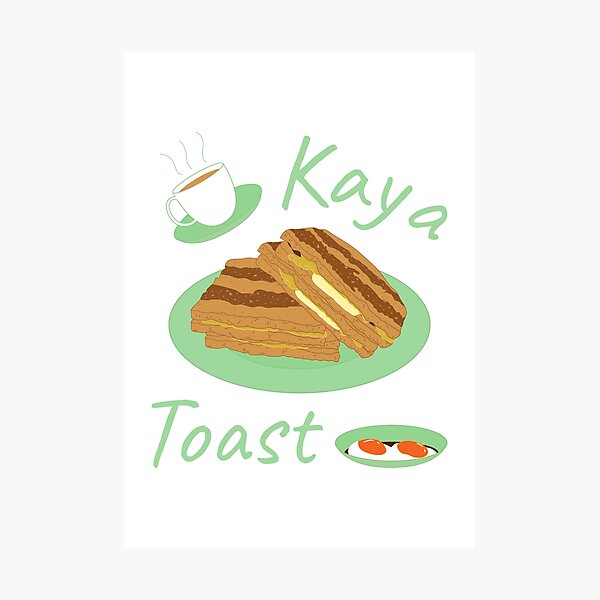 Item preview, Kaya Toast  designed and sold by Lulupainting.