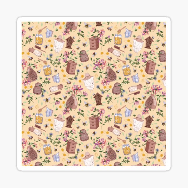 Bee Keeper Pattern Sticker