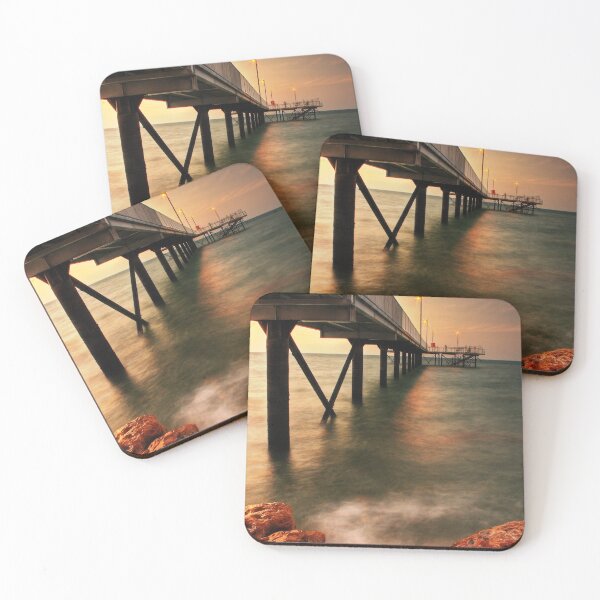 Item preview, "Knightcliffe Jetty" - at sunset - Darwin designed and sold by Ohlordi.