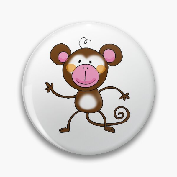 Item preview, Funny cheeky monkey cartoon designed and sold by CuteCartoon.
