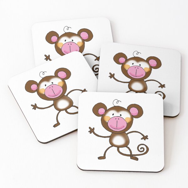 Item preview, Funny cheeky monkey cartoon designed and sold by CuteCartoon.