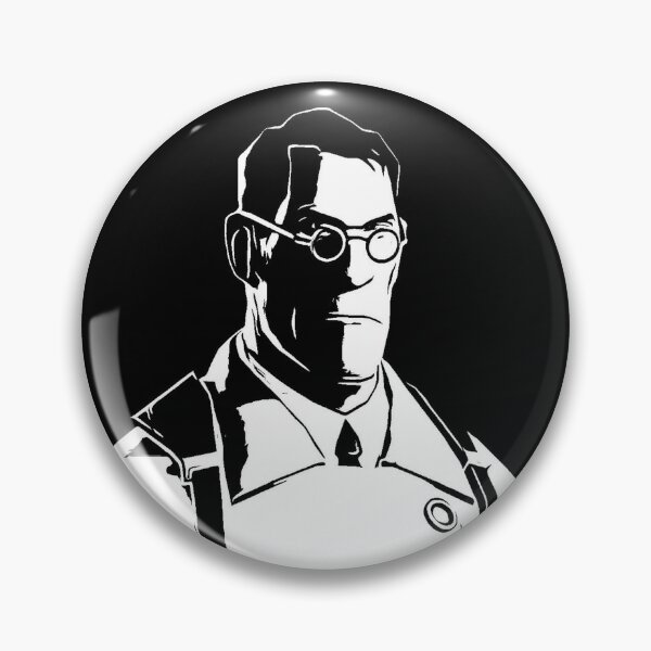 Tf2 Engineer Pins And Buttons Redbubble - scar tf2 heavy red roblox
