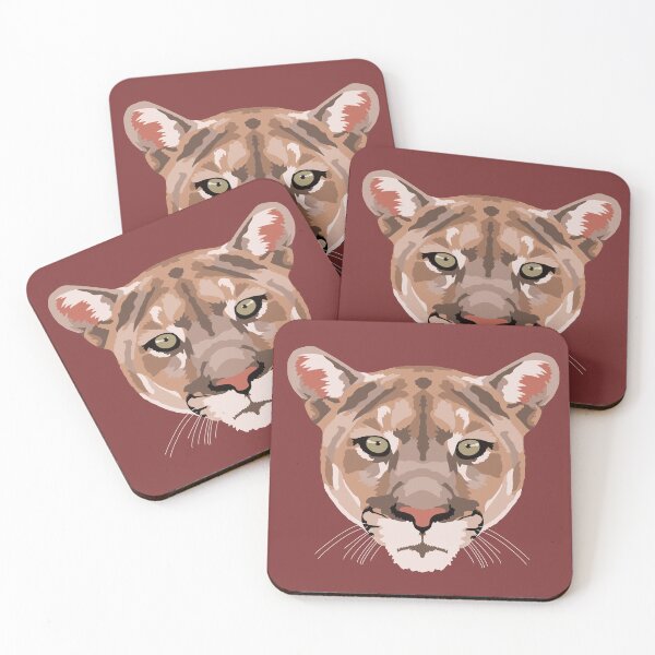 Item preview, Mountain Lion / Cougar Face designed and sold by GeoCreate.