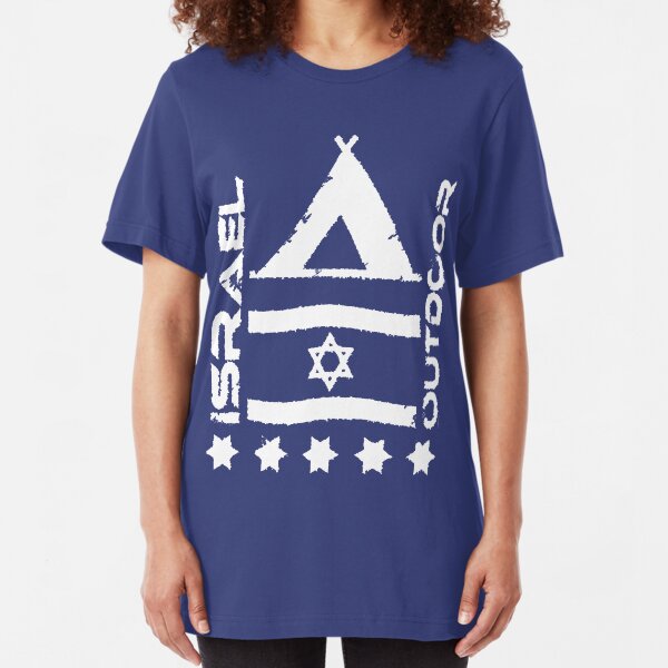 Israel Outdoor weiß Slim Fit T-Shirt