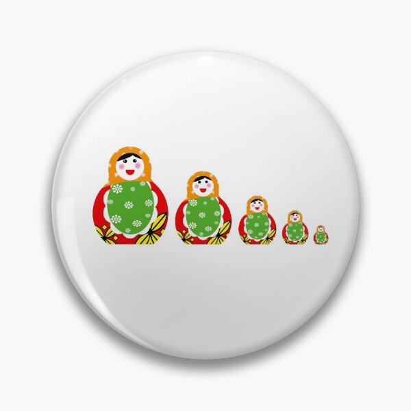 Item preview, Cute Russian nesting dolls designed and sold by CuteCartoon.