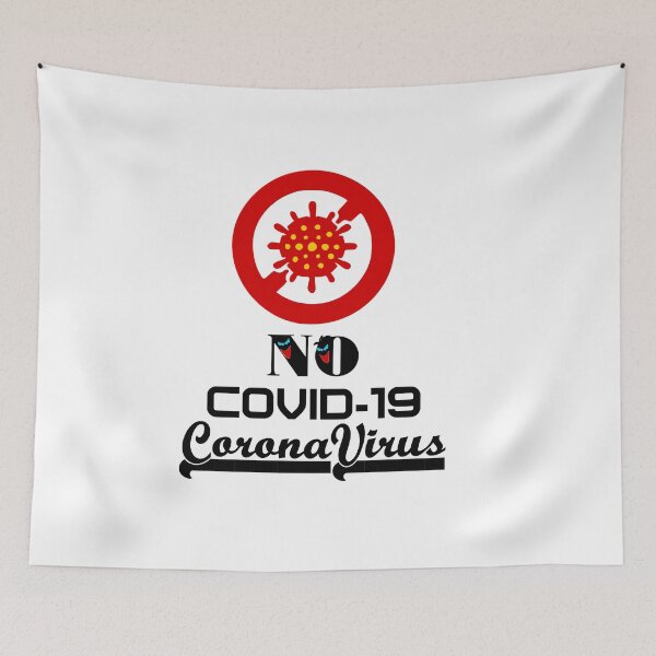 Item preview, No CoronaVirus to Promote Covid-19 Awareness & to Stop the Spread designed and sold by Fantabulous.