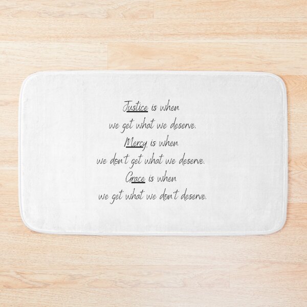 Item preview, Justice | Mercy | Grace designed and sold by EnlightParis.