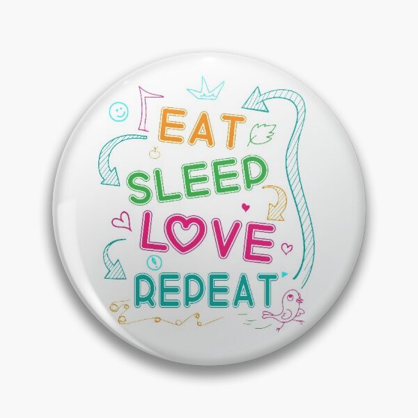 Item preview, Courtney Hebert. Eat Sleep Love Repeat designed and sold by SavvyTurtle.