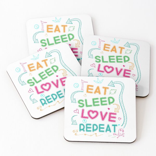 Item preview, Courtney Hebert. Eat Sleep Love Repeat designed and sold by SavvyTurtle.