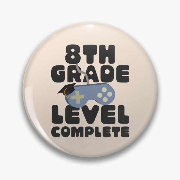 Item preview, 8TH GRADE LEVEL COMPLETE FUNNY GRADUATION GAMER designed and sold by StaceyChito.