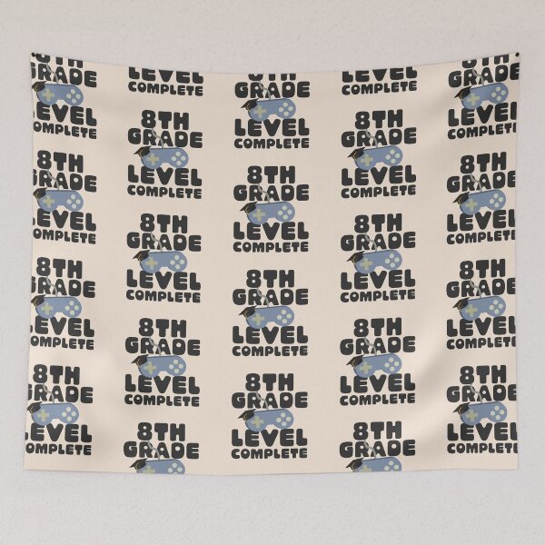 Item preview, 8TH GRADE LEVEL COMPLETE FUNNY GRADUATION GAMER designed and sold by StaceyChito.