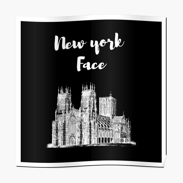 "New york face" Poster for Sale by Hendy80s Redbubble