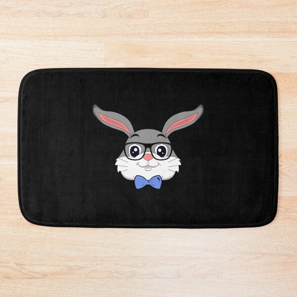 Item preview, Cute bunny glasses bow rabbit animal gift designed and sold by redshirtz.