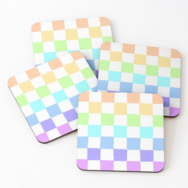 Item preview, Pastel Rainbow Checkerboard Design designed and sold by Hiya There!.