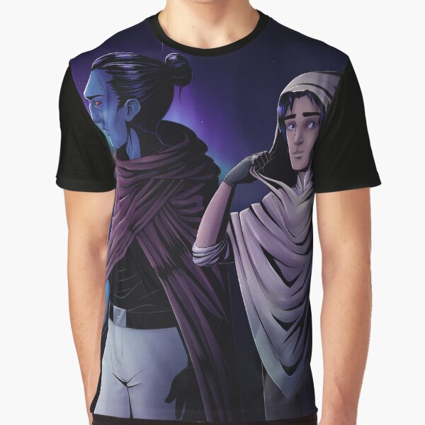 Vista previa del artículo con la obra «Thrawn y Ezra», diseñado y vendido por Aly-en.