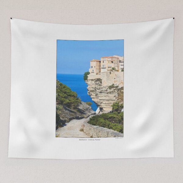 Item preview, House on the cliffs, Bonifacio, Island of Corsica, France designed and sold by AndreasPrott.