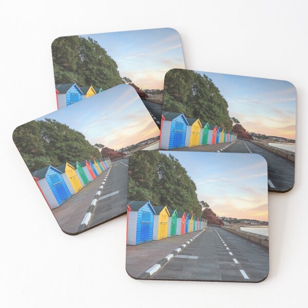 Item preview, Beach Huts at sunrise (Dawlish) designed and sold by bitm2007.