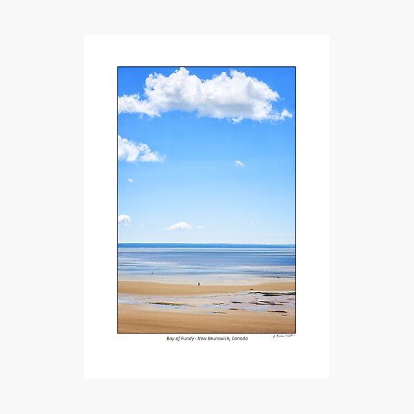 Waterside Beach UNESCO Fundy Biosphere Reserve, New Brunswick, Canada Photographic Print