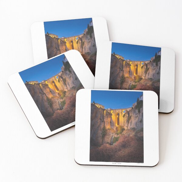 Item preview, Puente Nuevo and El Tajo Canyon during twilight, Ronda, Spain designed and sold by AndreasPrott.