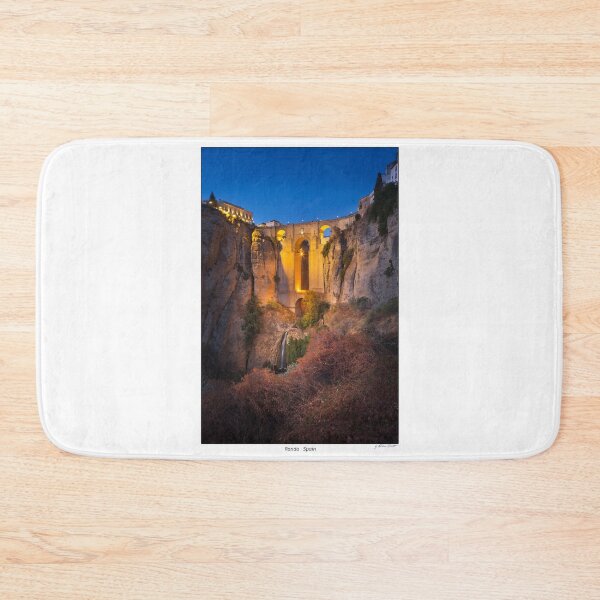 Item preview, Puente Nuevo and El Tajo Canyon during twilight, Ronda, Spain designed and sold by AndreasPrott.