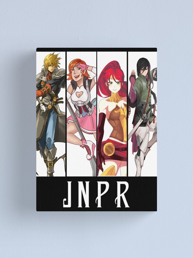 Retro Rwby Japanese Fantasy Anime Characters Jnpr Awesome Art Canvas Print By Bettyalexis25 Redbubble