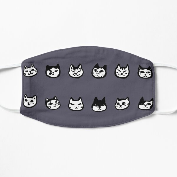 Cats Cats Cats Flat Mask