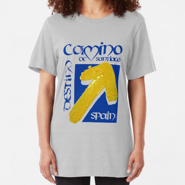 Camino de Santiago, Jakobsweg Slim Fit T-Shirt